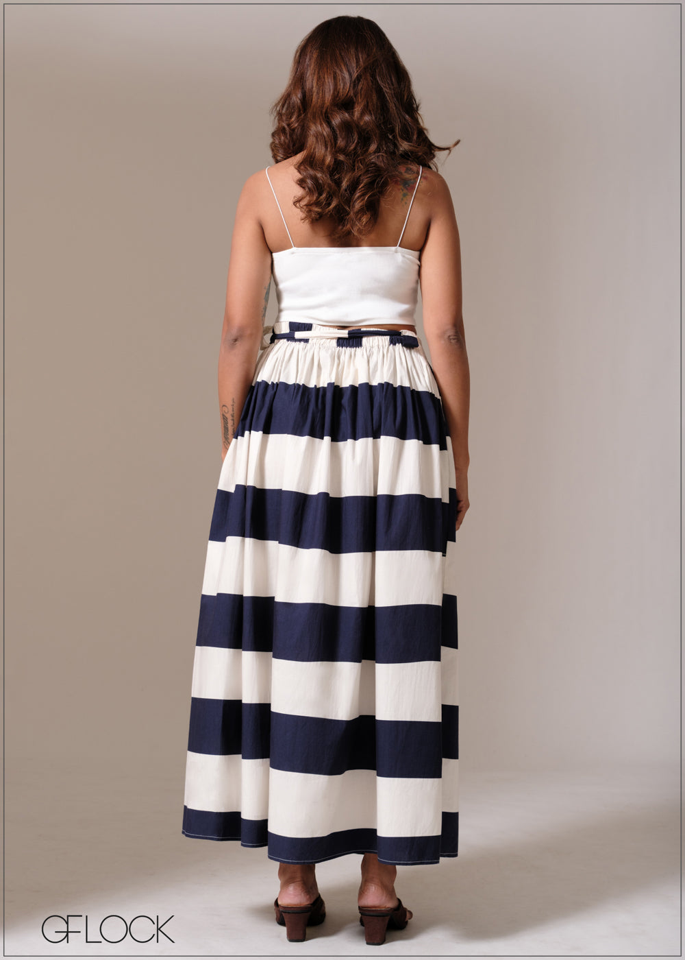 Stripped Skirt - 101125