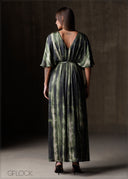 Chain Detailed Maxi Dress - 191225