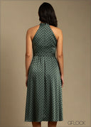 Halter Neck Maxi Dress - 240925