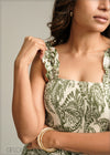 Frill Detailed Floral Dress - 190925