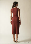 Asymmetrical Column Dress - 190626