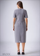 Crew Neck Dress - 230326