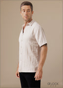 Normal Collar Short Sleeve Shirt - 260326