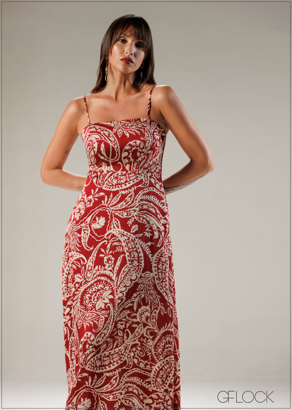 Strappy Midi Dress - 121225