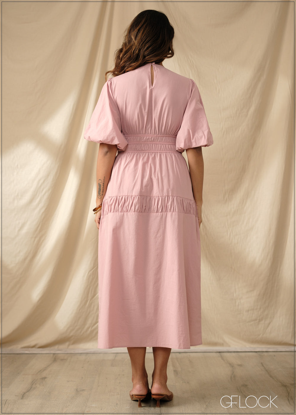 Gather Detailed Dress - 290925