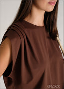 Pleat Detail Top - 110626