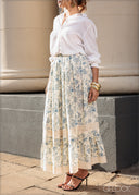 Lace Insert Skirt - 140926