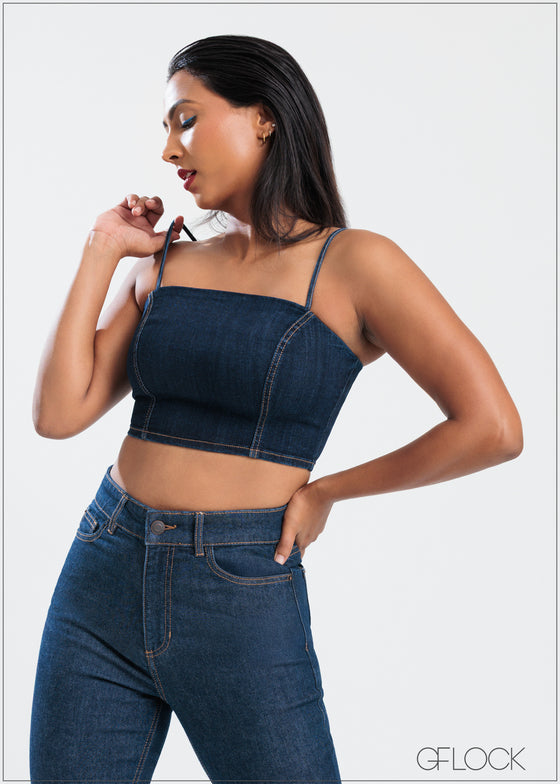Denim Top - 250625