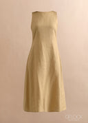 Linen Sleeveless Dress - 170526