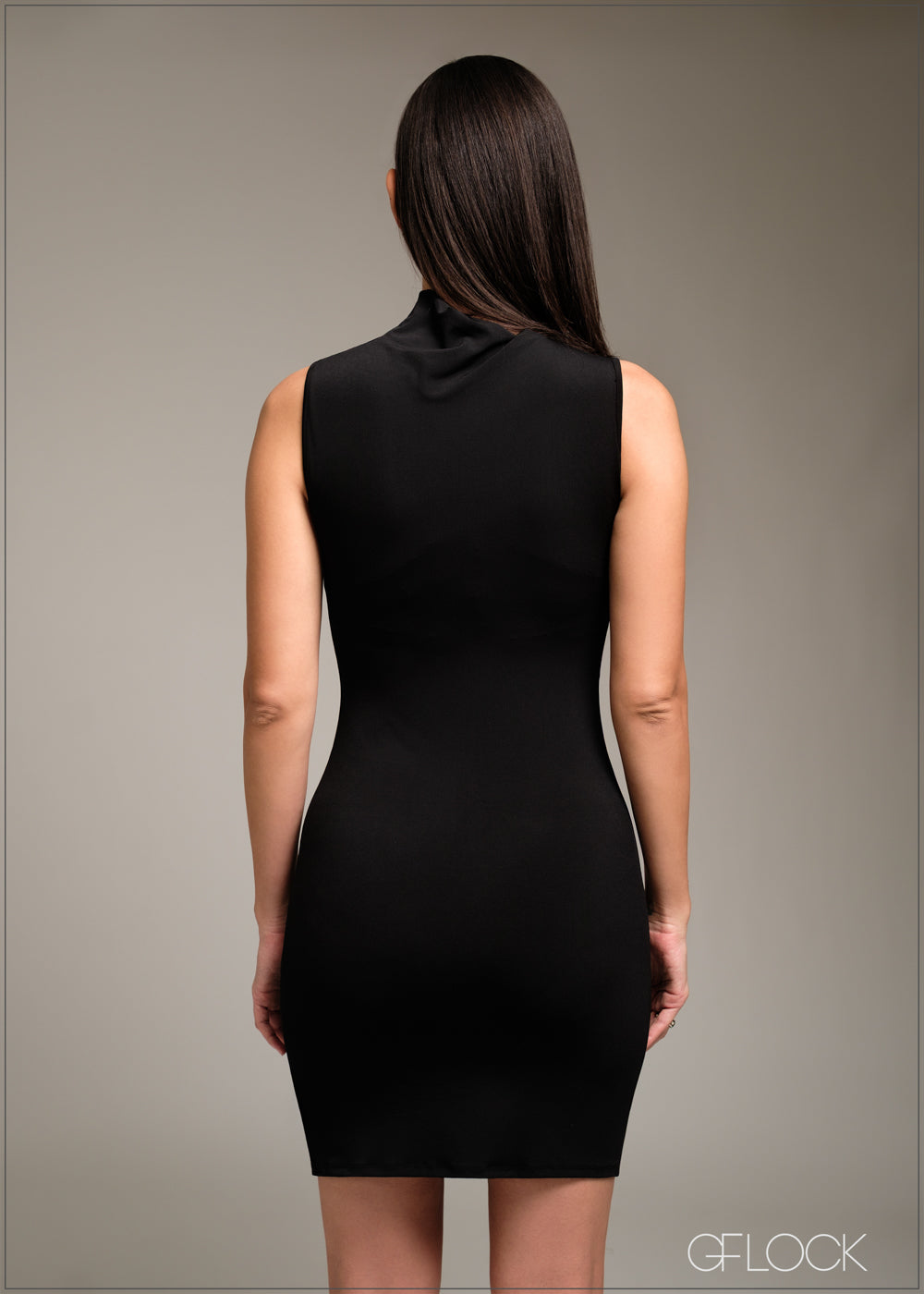 Ruch Detailed High Neck Mini Dress - 080925