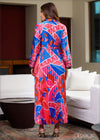 Long Sleeve Pleated Detailed Maxi Dress - 180923