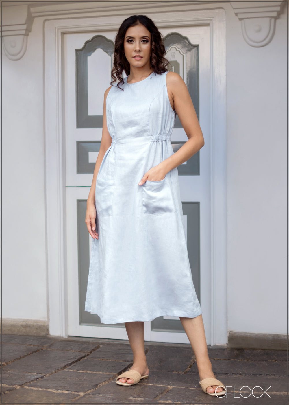 Side Elasticated Dress - 021023