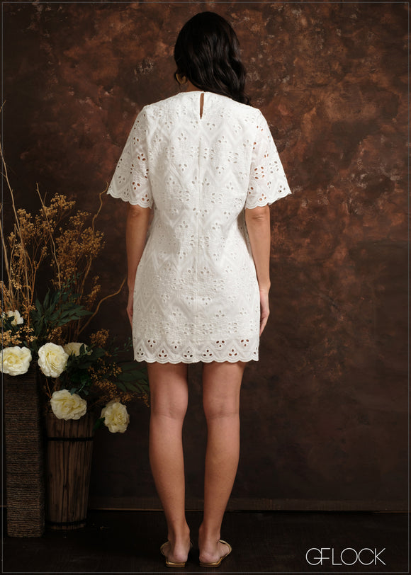 Cutlawn Shift Dress - 010325