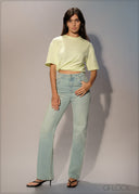 Light Wash Straight Leg Jean - Short Length - 250626