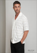 Revere Collar Lace Shirt - 160725