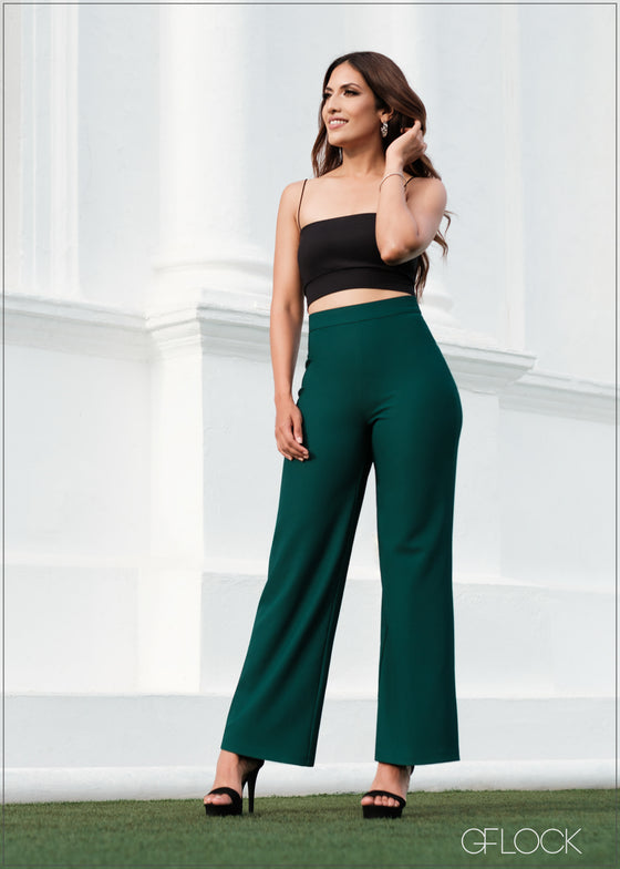 High Waisted Flare Pant - 180823