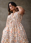 Printed Waist Detail Dress (Premium Cotton) - 131025