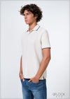 Jacquard Polo Shirt Tipping - 050325