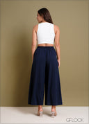 Wide Leg Elasticated Pant - 240424