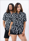 Short Sleeve Printed Viscose Shirt - 280423