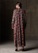 High Neck Maxi Dress - 191225