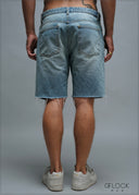 Fray Hem Denim Short - 010925