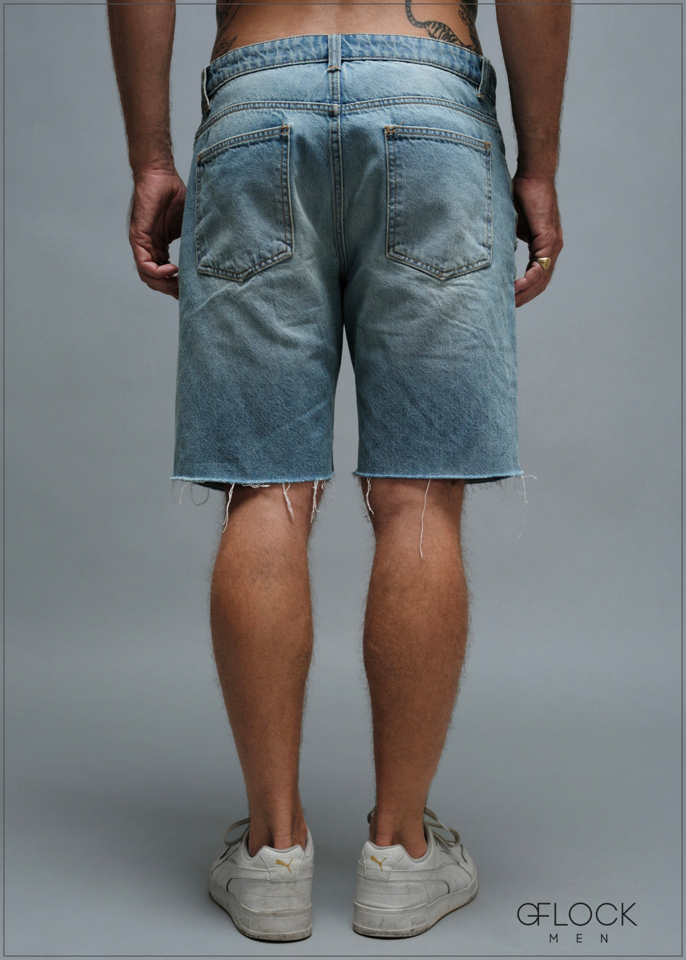 Fray Hem Denim Short - 010925