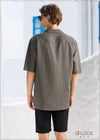 Striped Revere Collar Shirt - 280324 - 02