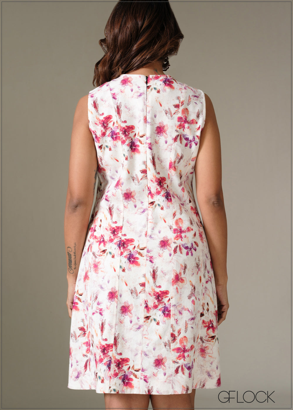 Printed Short Dress - 281225