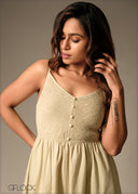 Smoking Strappy Dress - 160126