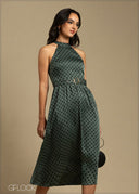 Halter Neck Maxi Dress - 240925