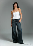 Wide Leg Jean - Short Length - 250726