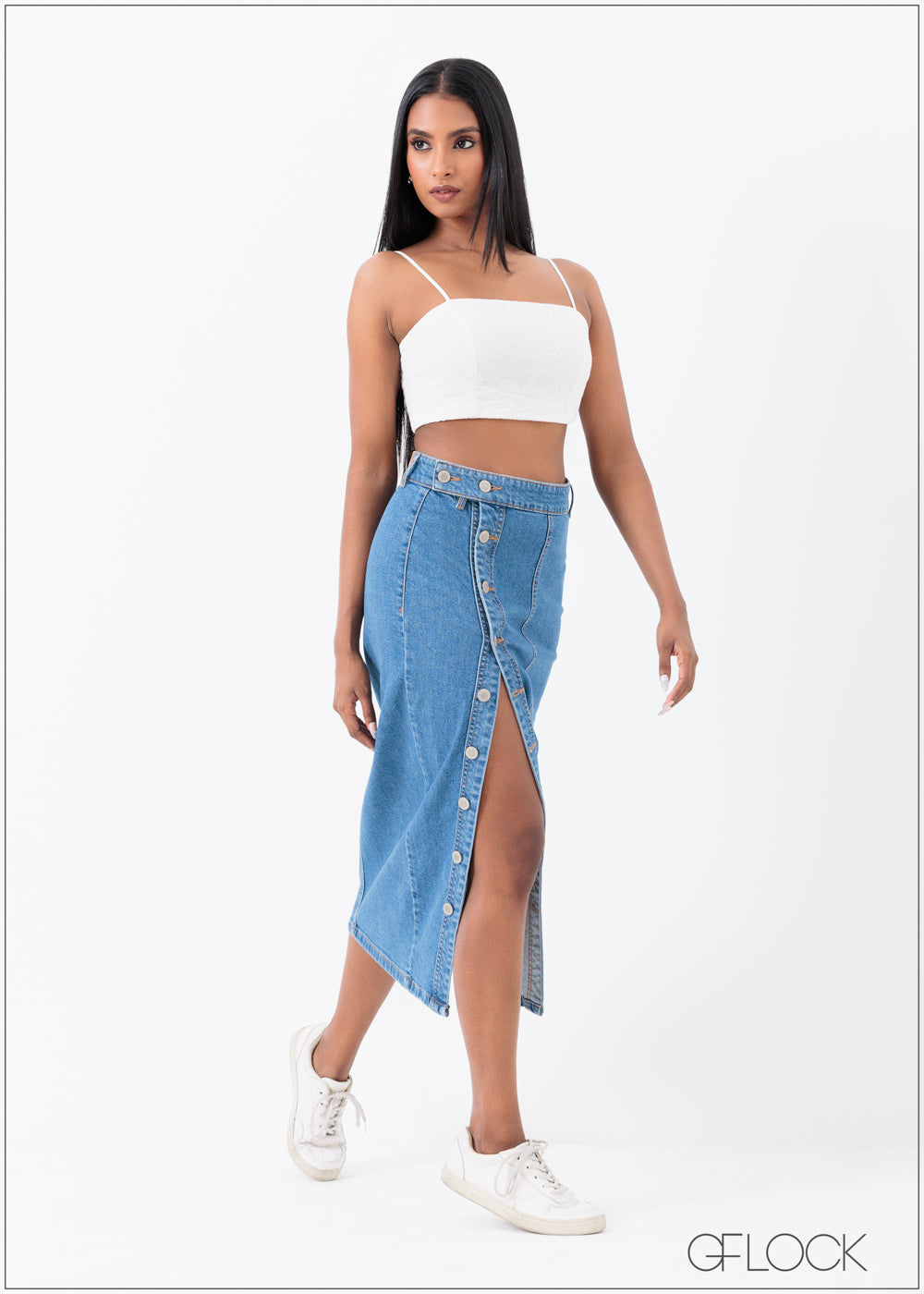 Denim Skirt - 090425