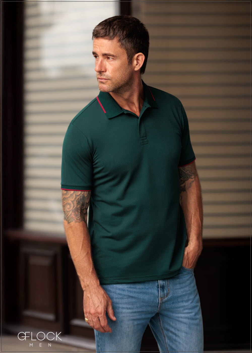 Tipping Design Polo T-Shirt - 080425
