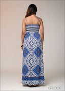 Smocked Strappy Dress - 031125