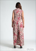 Printed Jumpsuit - 130226