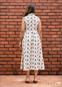 Printed Midi Dress - 101125
