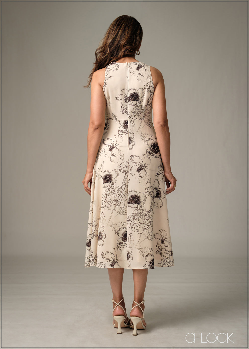 High Neck Cowl Maxi Dress - 051225