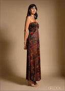 Printed Draped Dress - 240426