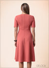 V-Neck Dress - 160525