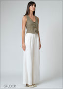 Deep Neck Waistcoat - 080626