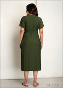 Wrapped Midi Dress - 140625