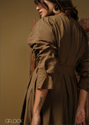 Collared Midi Dress - 110426