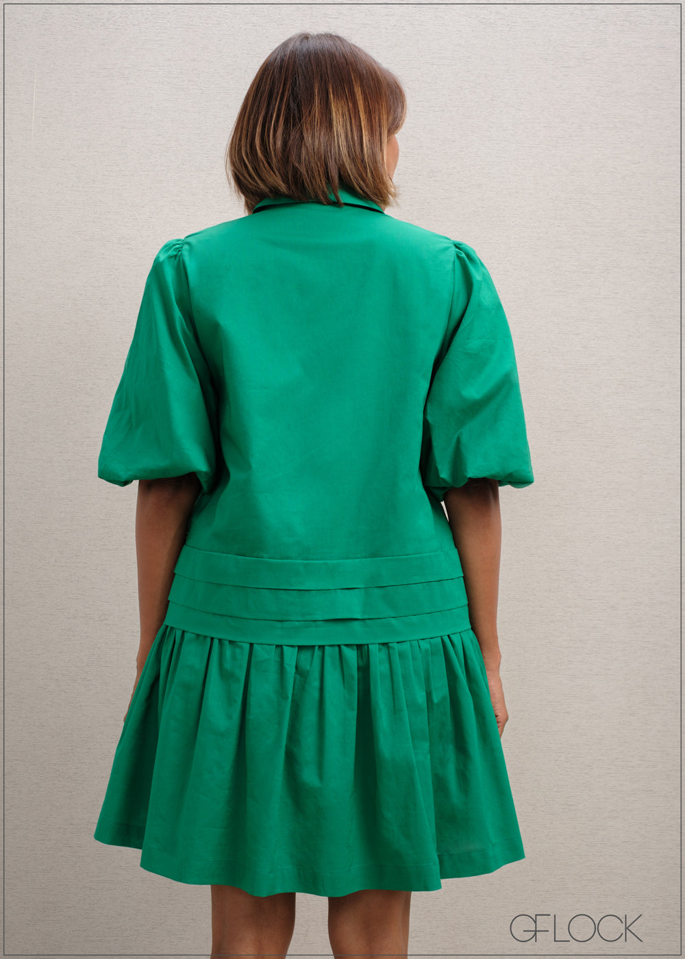 Relaxed Collared Mini Dress - 300625