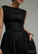 Stitchline Linen Dress - 271026