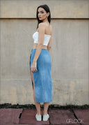 Denim Skirt - 090425