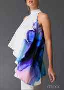 High Neck Asymmetrical Top - 020525