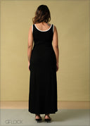 Contrast Bodycon Dress - 260925