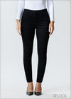 Black High Rise Skinny Jean - 151025