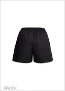 Mid Waist Elasticated Shorts - 231225